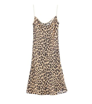 Kate Moss + Jessa Bias Slip Dress Natural Leopard