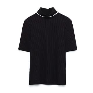 Zara + Polo Neck T-Shirt