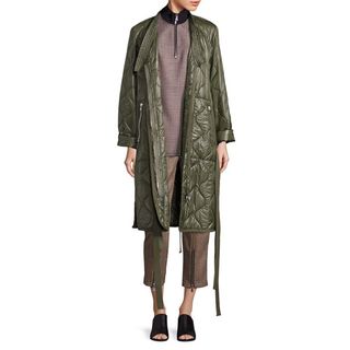 3.1 Phillip Lim + Long Kimono Quilted Utility Jacket