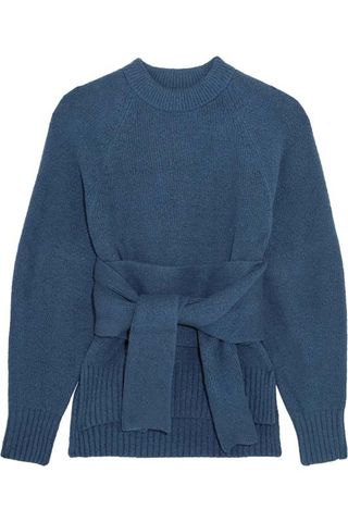 3.1 Phillip Lim + Tie-Front Cotton-Blend Sweater