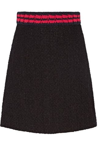 Gucci + Tweed Mini Skirt
