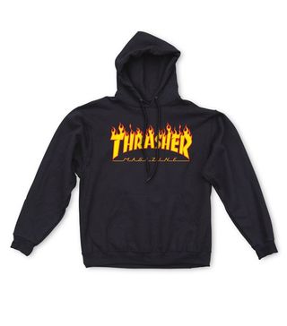 Thrasher + Flame Logo Hood