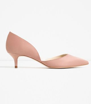 Zara + Kitten Heel D'Orsay Shoes