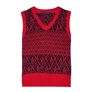 Marc Jacobs + Metallic Fair Isle Wool-Blend Sweater