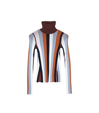 PH5 + Lois Ribbed Multicolor Turtleneck Top