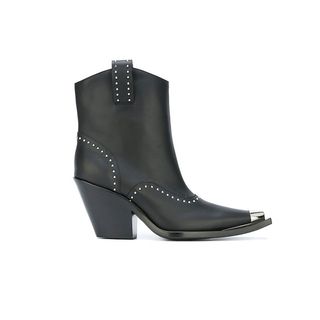 Givenchy + Studded Western Ankle Boots