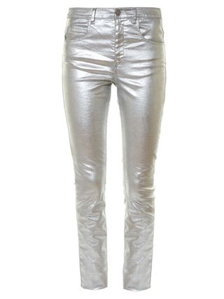 Isabel Marant Étoile + Ellos Metallic High-Rise Skinny Jeans