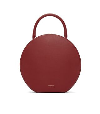 Mansur Gavriel + Red Leather Circle Bag