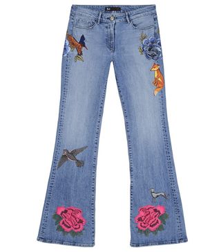 3x1 + W25 Embroidered Bell Denim