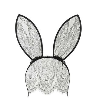 Topshop + Lace Veil Bunny Ears Hairband