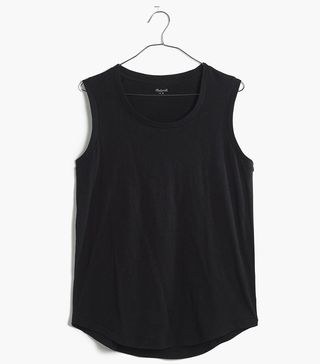 Madewell + Whisper Cotton Crewneck Muscle Tee