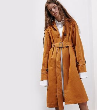 Genuine People + Oversized Camel Trench