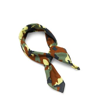 Zara + Camouflage Bandana-Style Scarf