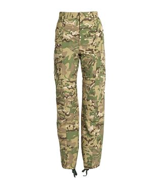 Vetements + Camouflage-Print High-Rise Trousers