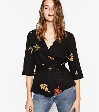 Zara + Kimono Style Top