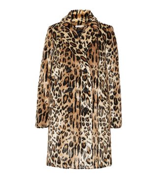 Alice + Olivia + Montana Leopard-Print Faux Fur Coat