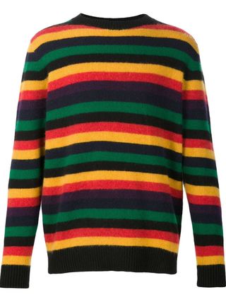 The Elder Statesman + Cashmere Striped Jumper