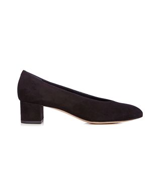 Mansur Gavriel + Ballerina Suede Pumps