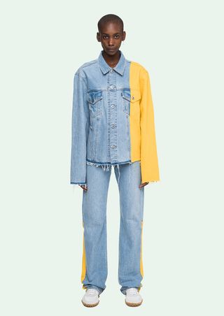 Off white x levi's jeans best sale