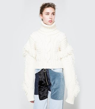 Off-White + Cable Knit Sweater