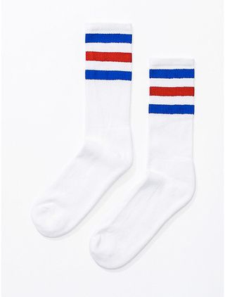 American Apparel + Stripe Calf-High Sock