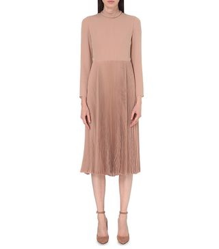 Valentino + Silk-Crepe Dress