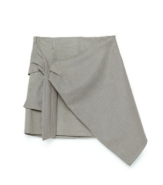 Zara + Houndstooth Check Skirt