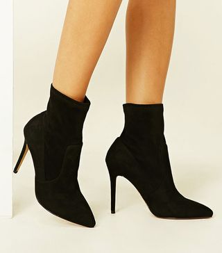Forever 21 + Faux Suede Sock Boots