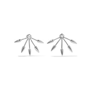 Pamela Love + 5 Spike Silver Earrings