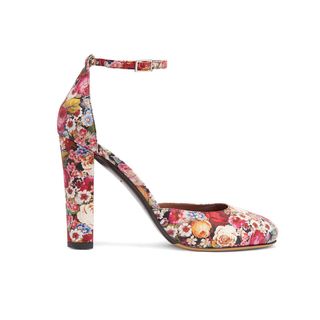 Tabitha Simmons + Petra Floral Print Leather Pumps