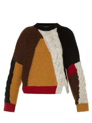 Isabel Marant Étoile + Gao Contrast-Panel Sweater