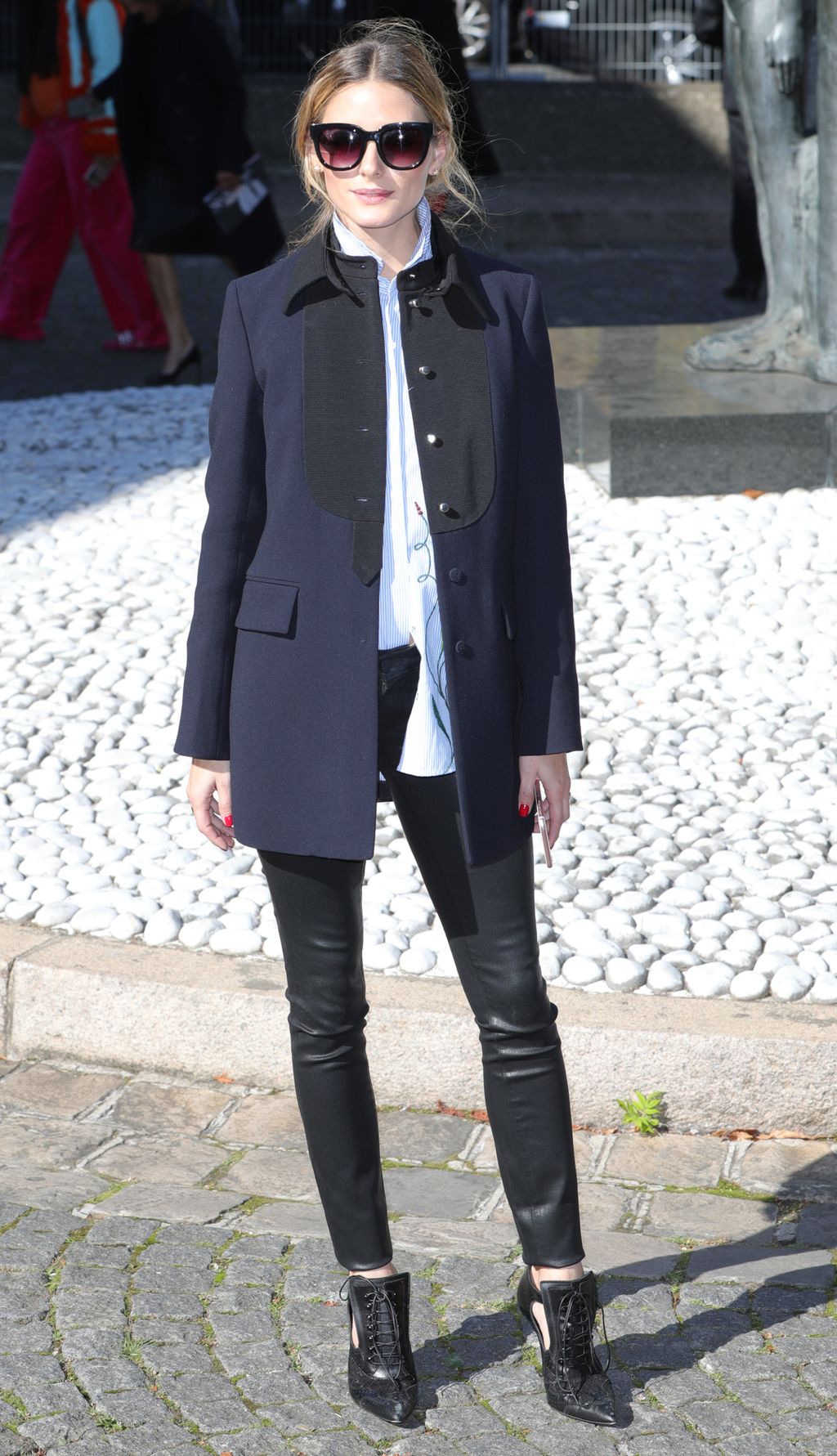 How Olivia Palermo Wore the Same Zara Top Differently in London and ...