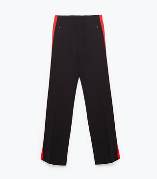 Zara + Trousers With Side Band