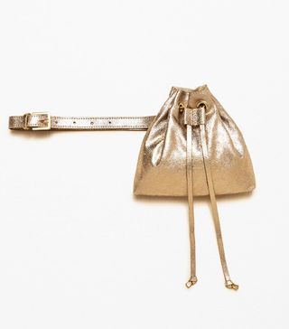 Zara + Metallic Belt Bag