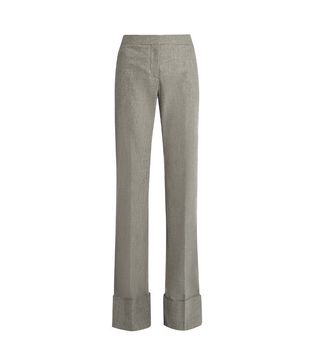 Stella McCartney + Flared Wool and Cashmere-Blend Trousers