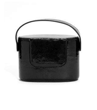 & Other Stories + Cracked Patent Leather Box Clutch