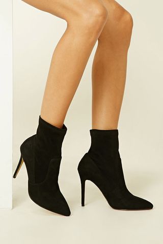 Forever 21 + Faux Suede Sock Boots
