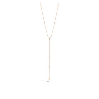 Hearts On Fire + Triplicity Triangle Lariat Necklace