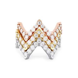 Hearts On Fire + Triplicity Pointed Diamond Ring