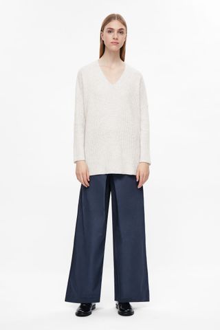 COS + Waffle Knit Cashmere Jumper