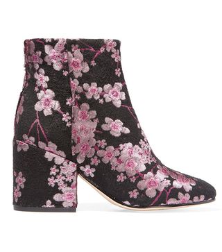 Sam Edelman + Taye Floral-Brocade Ankle Boots