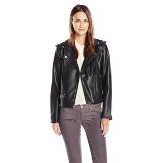 Lucky Brand + Women's Faux Leather Bonded Moto Jacket