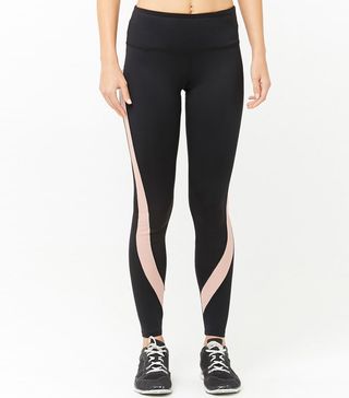 Forever 21 + Active Mesh Panel Leggings