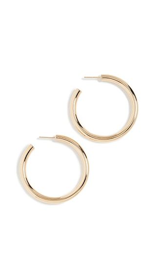 Jennifer Zeuner + Lou Medium Hoop Earrings