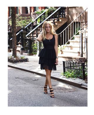 SJP LBD by Sarah Jessica Parker + Fit-and-Flare Tulle Dress