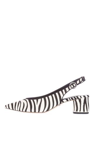 Topshop + Jinny High Cut Shoes in Zebra
