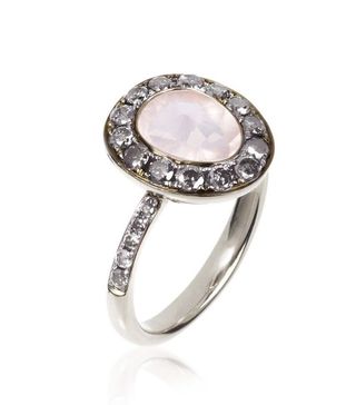 Annoushka + Dusty Diamonds Rose Quartz Ring