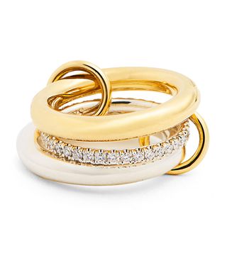 Spinelli Kilcollin + Libra Diamond, Silver & Yellow-Gold Ring