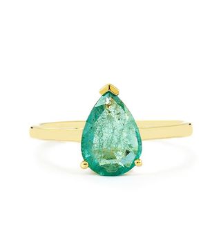 Gemporia + Zambian Emerald 9k Gold Ring