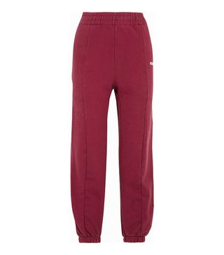 Vetements + Embroidered Cotton-Blend Jersey Sweatpants